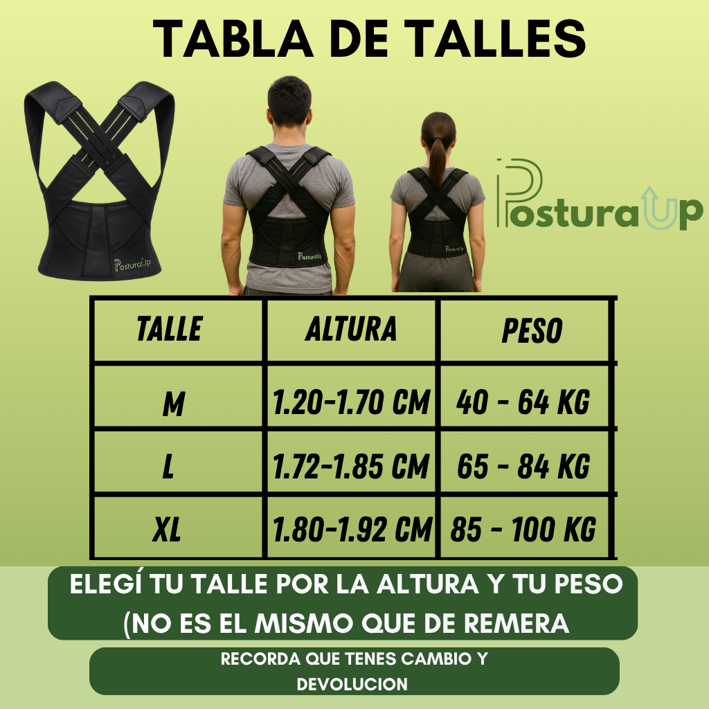 Corrector de Postura - PosturaUp