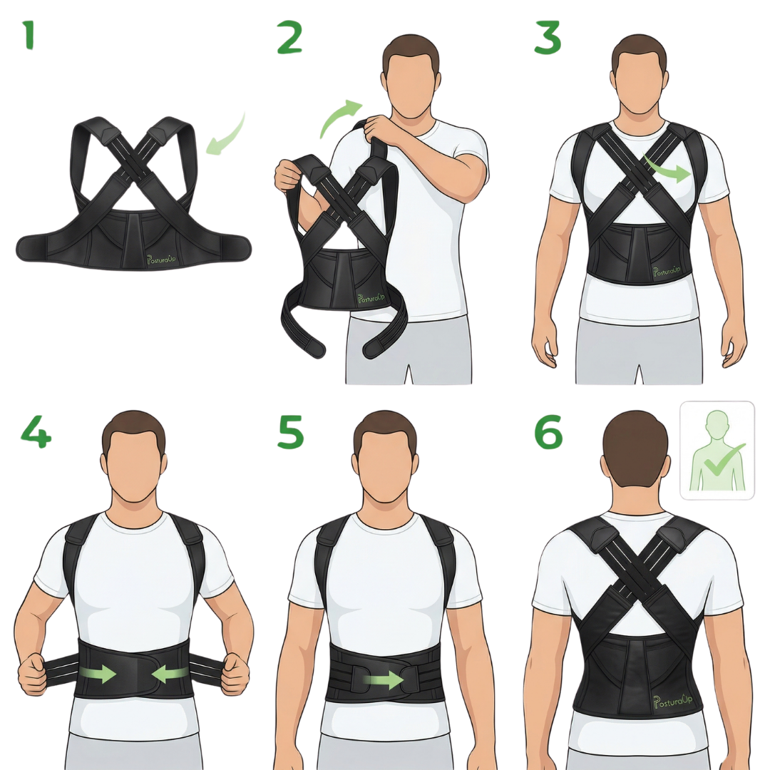 Guia de Colocacion Corrector de PosturaUp